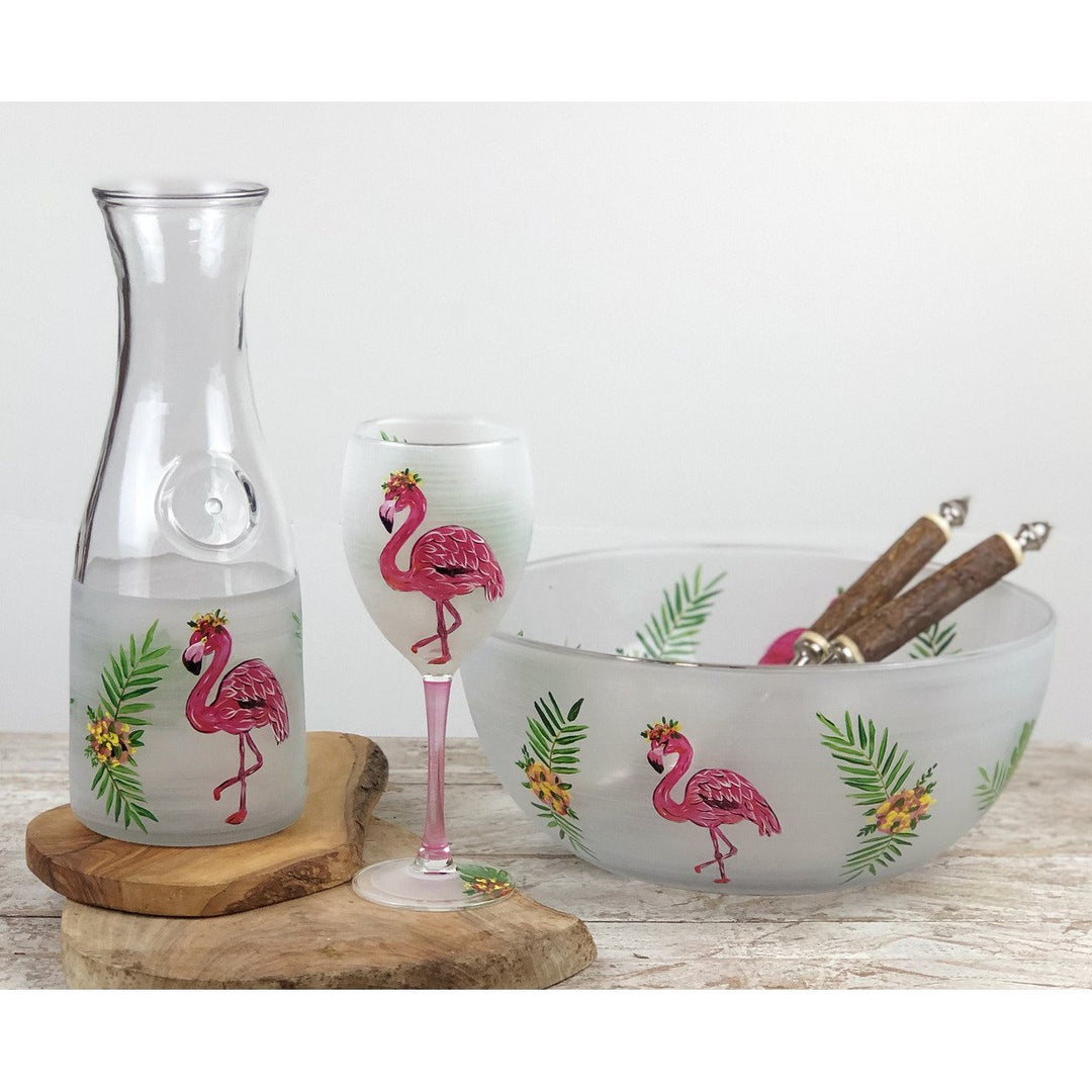 Golden Hill Studio Flamingo Fun Carafe Image 3