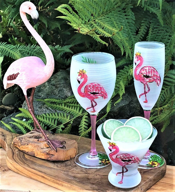 Golden Hill Studio Flamingo Fun Cosmopolitan S/2 Image 4