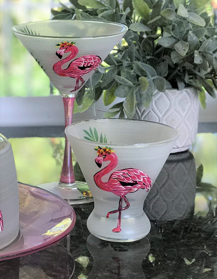 Golden Hill Studio Flamingo Fun Cosmopolitan S/2 Image 4