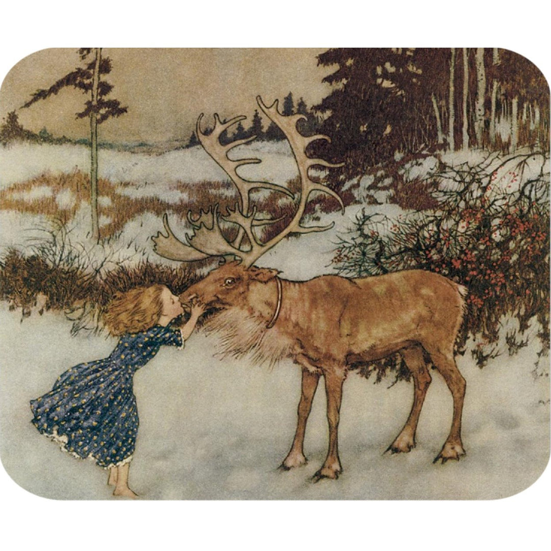 Gerta and the Reindeer Hot Pads/Mouse Pads Image 1