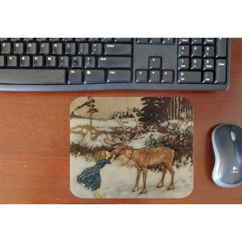 Gerta and the Reindeer Hot Pads/Mouse Pads Image 2