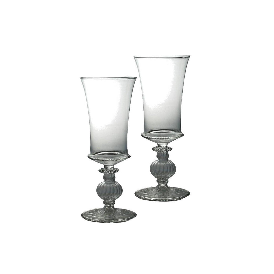 Golden Hill Studio Blown Glass Goblet Set/2 Image 1