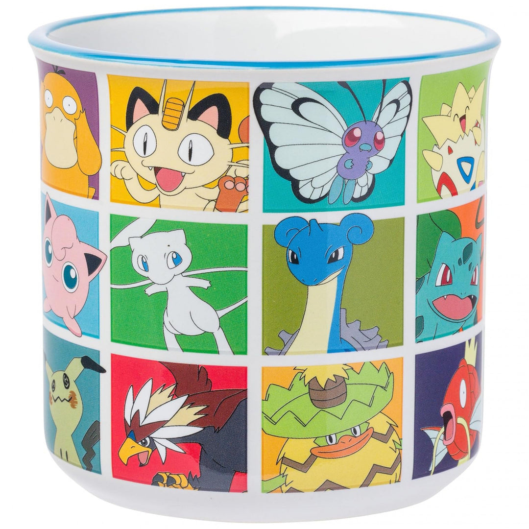 Pokemon Pop Color Grid 20 Ounce Ceramic Camper Mug Image 3