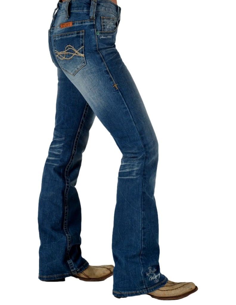 Cowgirl Tuff Western Jeans Womens Lisa Legacy Medium Wash JLILEC Image 2