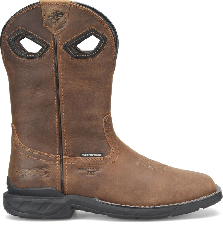 Double-H Boots Mens Zane 11" Composite Toe Waterproof Brown Roper DH5367 Image 3