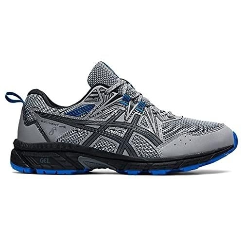 ASICS Mens Gel-Venture 8 Running Shoes Medium SHEET ROCK/ELECTRIC BLUE Image 1