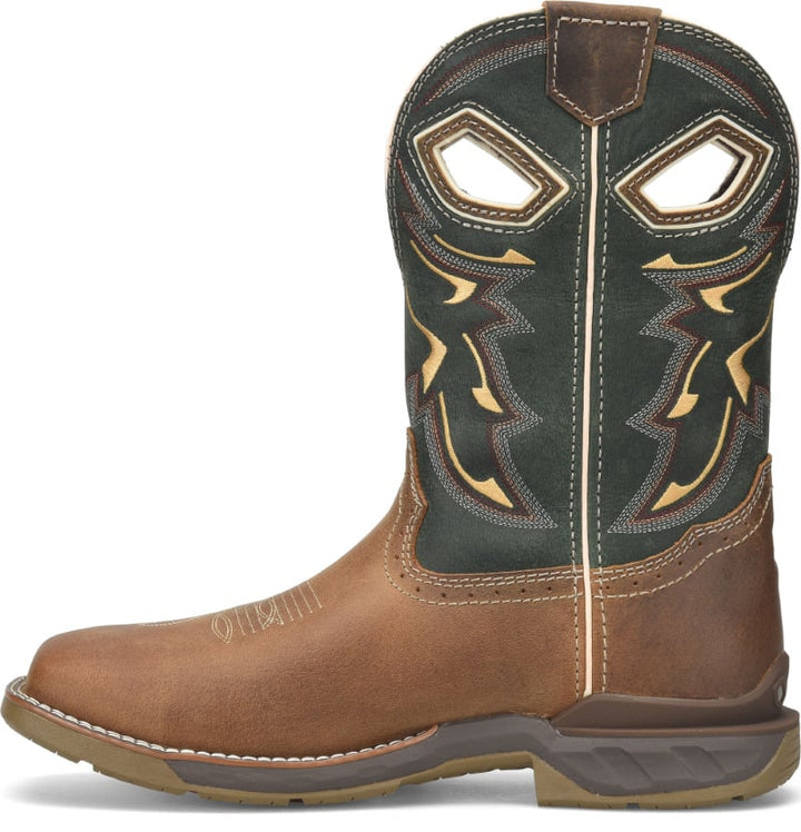 Double-H Boots Kerrick Roper Mens 11" Wide Square Comp Toe Brown Image 4