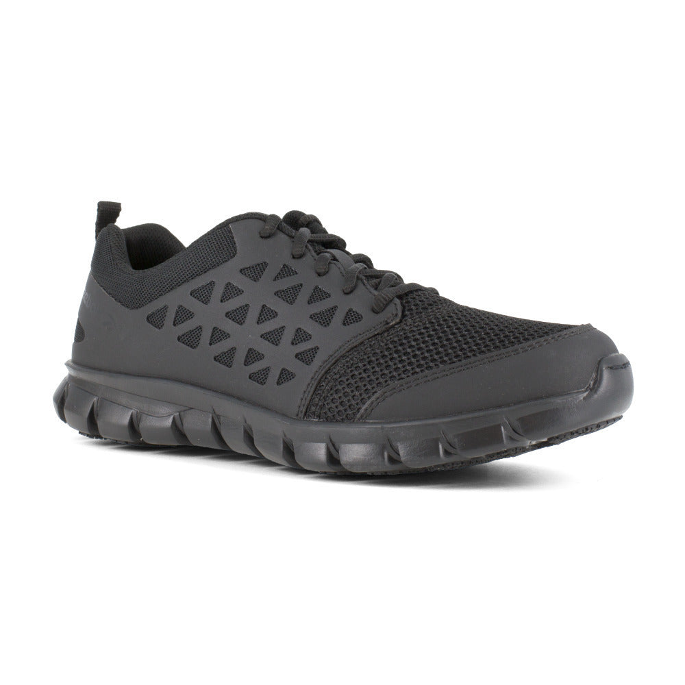 Reebok Work Womens Sublite Cushion Soft Toe ESD Athletic Work Shoe Black - RB435 black/black Image 1