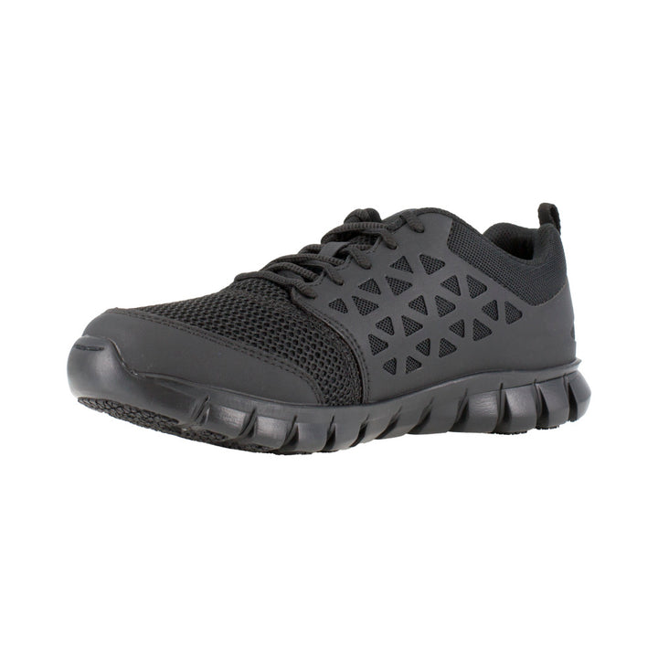 Reebok Work Womens Sublite Cushion Soft Toe ESD Athletic Work Shoe Black - RB435 black/black Image 3