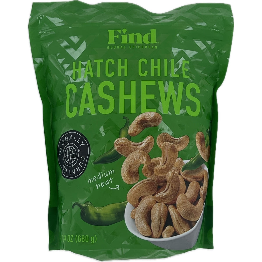 Find Global Epicurean Hatch Chile Cashews 24 Ounce Image 1