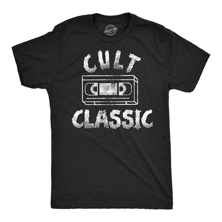 Mens Funny T Shirts Cult Classic Sarcastic Video Tape Graphic Tee For Men Image 1