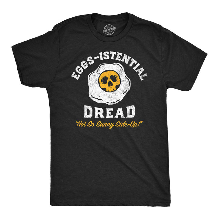 Mens Funny T Shirts Eggs Istential Dread Sarcastic Food Graphic Novelty Tee For Men Image 1