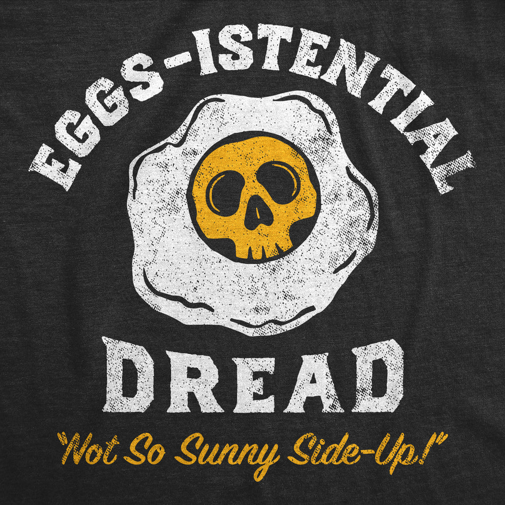 Mens Funny T Shirts Eggs Istential Dread Sarcastic Food Graphic Novelty Tee For Men Image 2