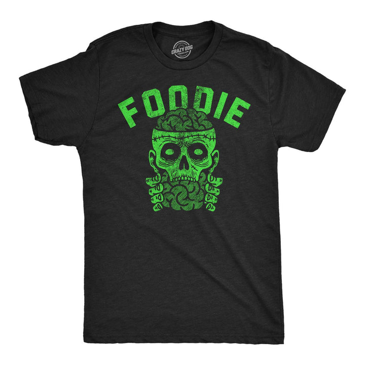 Mens Funny T Shirts Foodie Sarcastic Zombie Graphic Novelty Tee For Men Image 1