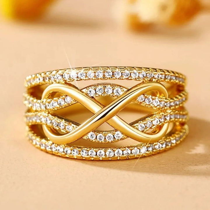 Women Rings Wedding Luxury Accessories Trend Eternity Jewelry Womens Rings Enhancers Image 1