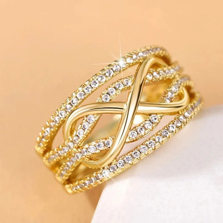 Women Rings Wedding Luxury Accessories Trend Eternity Jewelry Womens Rings Enhancers Image 4