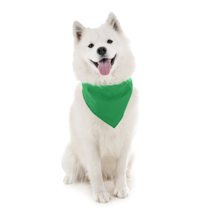 18 Pack Regular Size Polyester Dog Bandanas Solid Colors Image 7