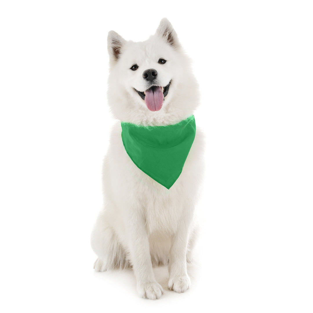 30 Pack Polyester Dog Bandanas Solid Colors Regular Size Image 7