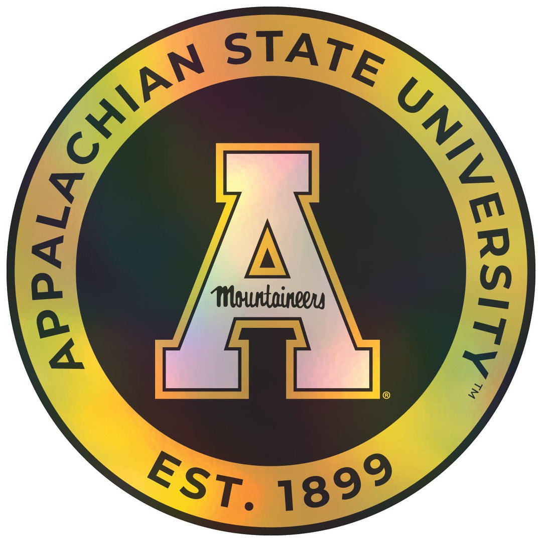 Appalachian State Holographic Vinyl Decal Sticker Officially Licensed Collegiate Product Image 1