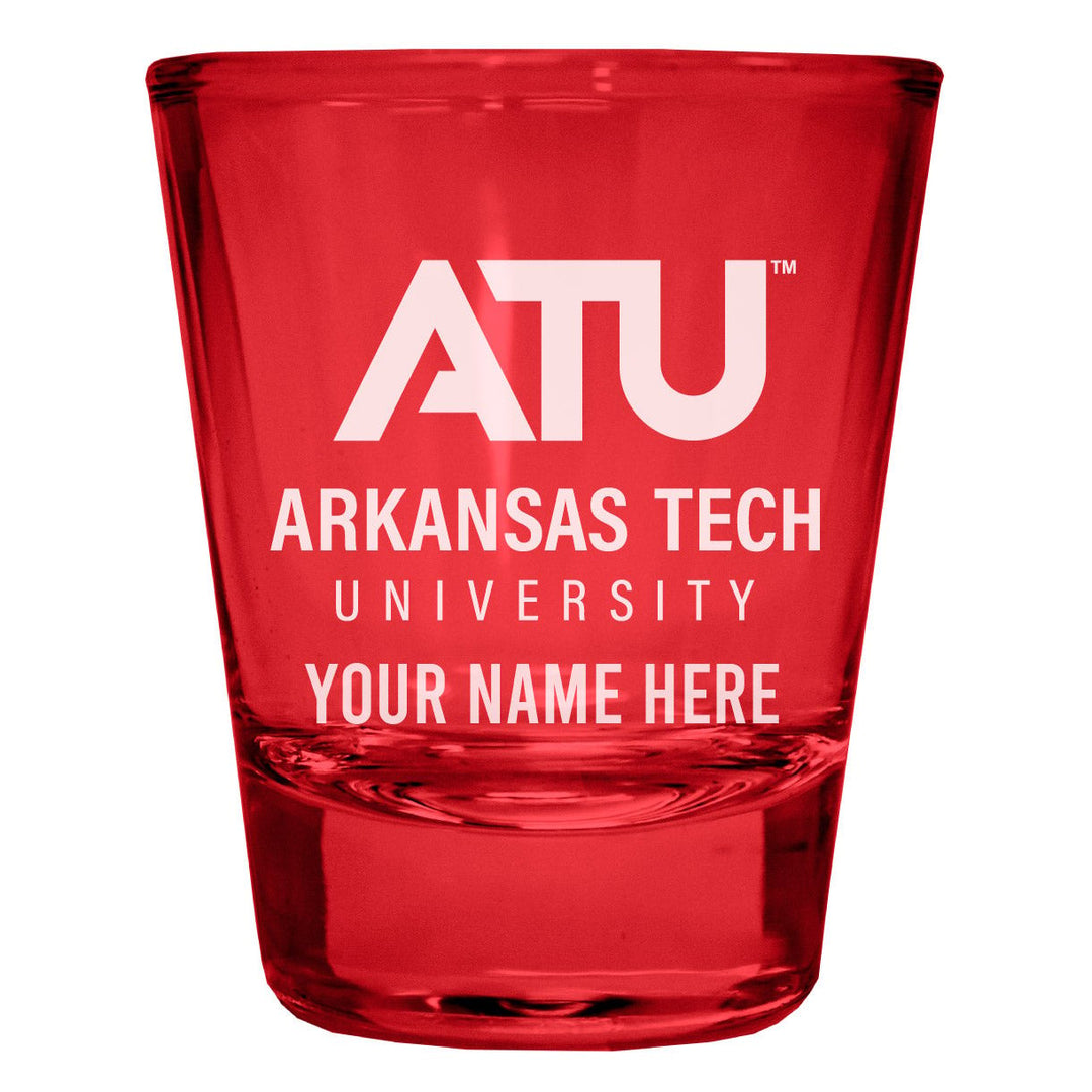 Arkansas Tech University Customizable Engraved Full Color 2oz Shot Glass Officially Licensed Collegiate Product Image 4