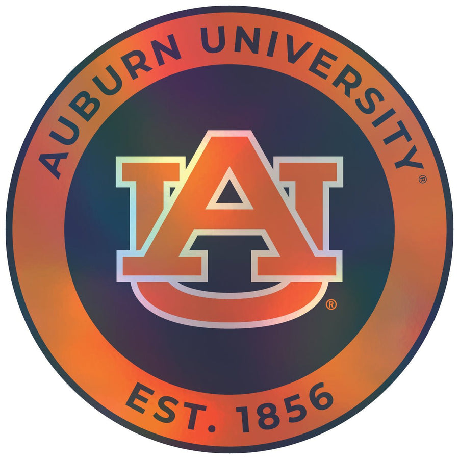 Auburn Tigers Holographic Vinyl Decal Sticker Officially Licensed Collegiate Product Image 1