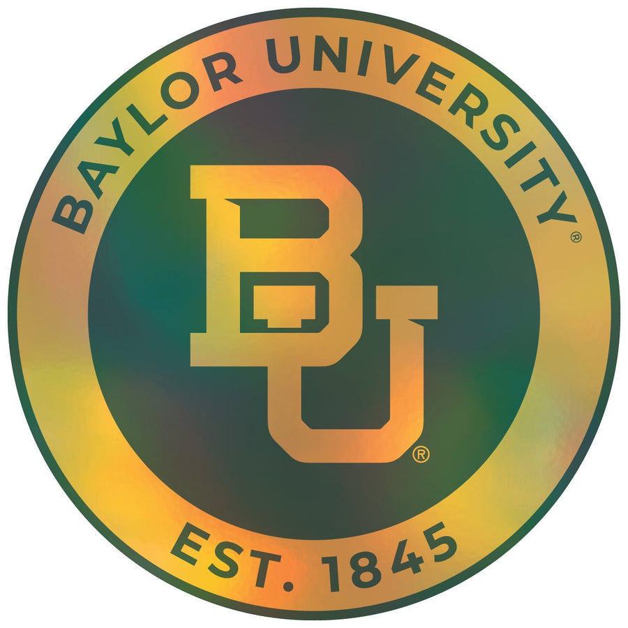 Baylor Bears Holographic Vinyl Decal Sticker Officially Licensed Collegiate Product Image 1