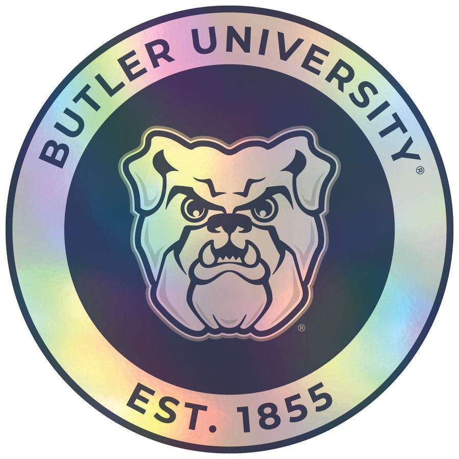 Butler Bulldogs Holographic Vinyl Decal Sticker Officially Licensed Collegiate Product Image 1