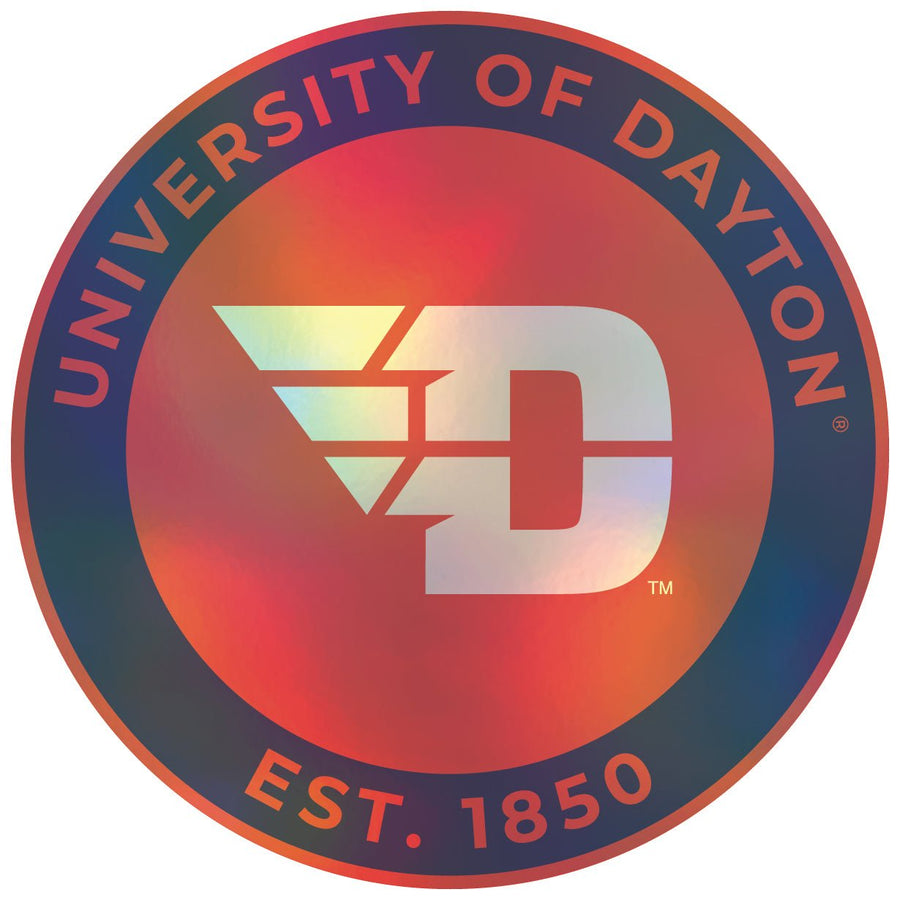 Dayton Flyers Holographic Vinyl Decal Sticker Officially Licensed Collegiate Product Image 1