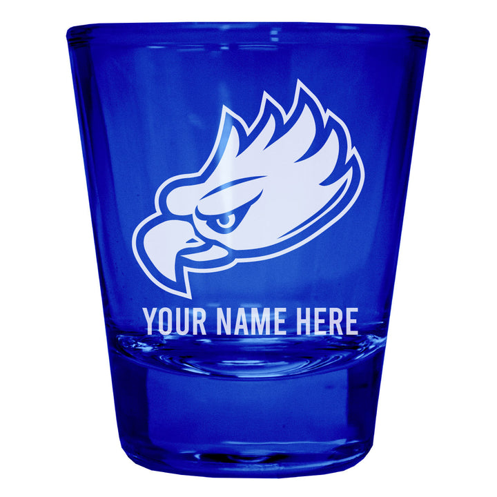 Florida Gulf Coast Eagles Customizable Engraved Full Color 2oz Shot Glass Officially Licensed Collegiate Product Image 2