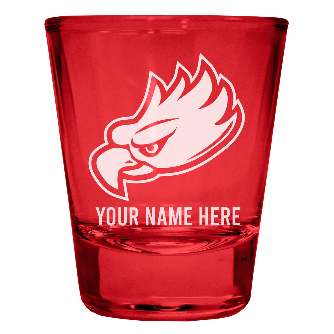 Florida Gulf Coast Eagles Customizable Engraved Full Color 2oz Shot Glass Officially Licensed Collegiate Product Image 3