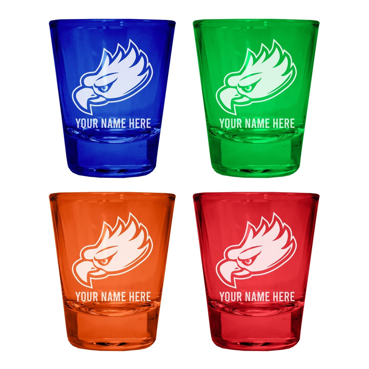 Florida Gulf Coast Eagles Customizable Engraved Full Color 2oz Shot Glass Officially Licensed Collegiate Product Image 4