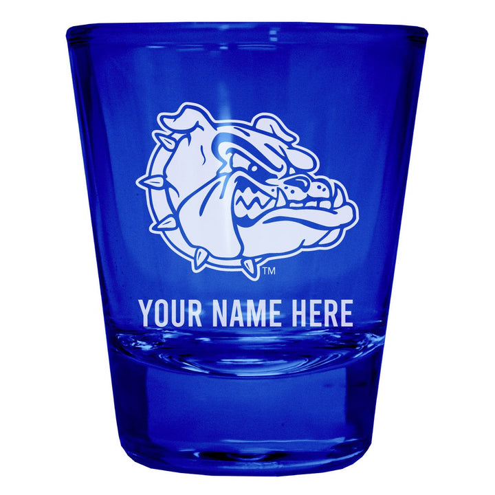 Gonzaga Bulldogs Customizable Engraved Full Color 2oz Shot Glass Officially Licensed Collegiate Product Image 3