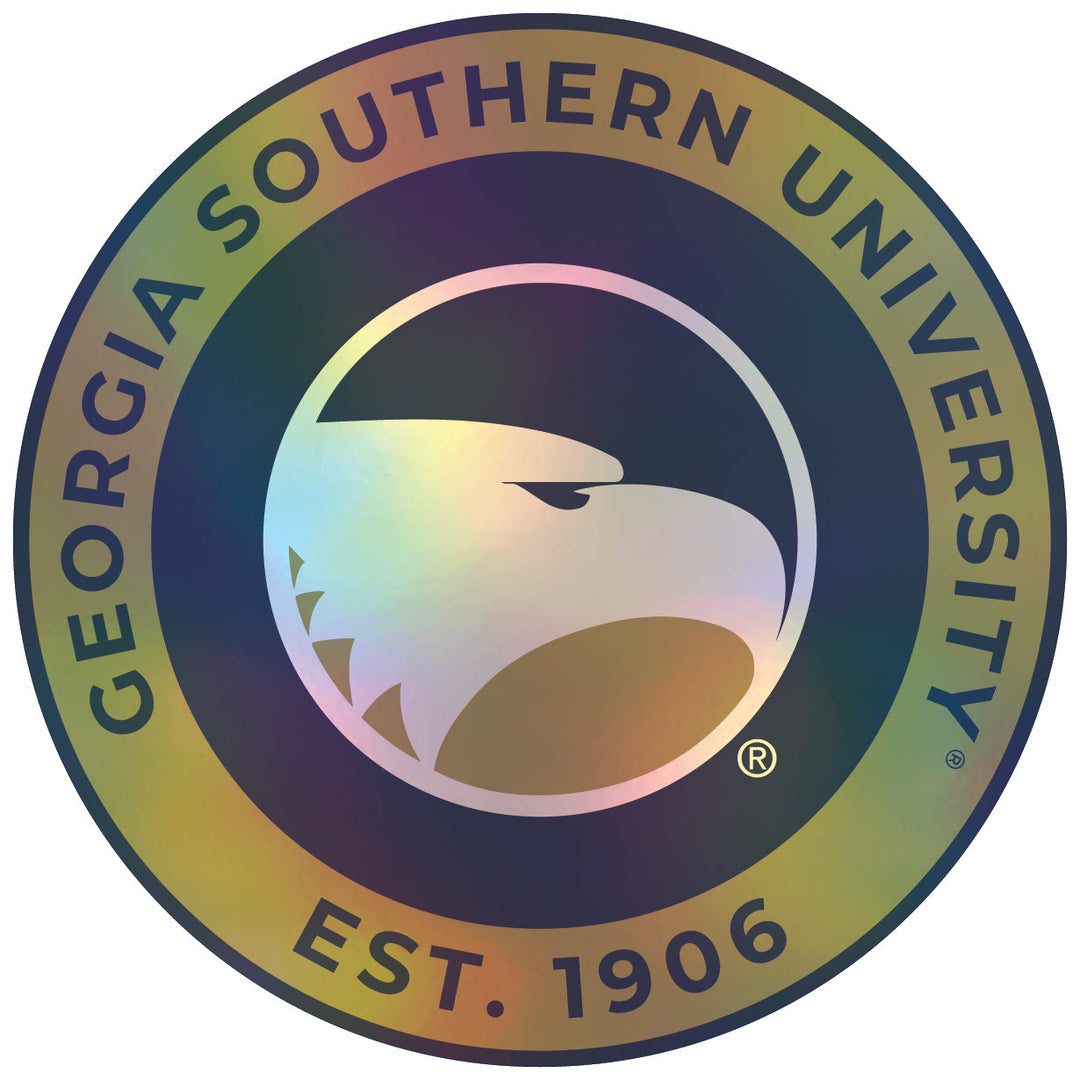 Georgia Southern Eagles Holographic Vinyl Decal Sticker Officially Licensed Collegiate Product Image 1