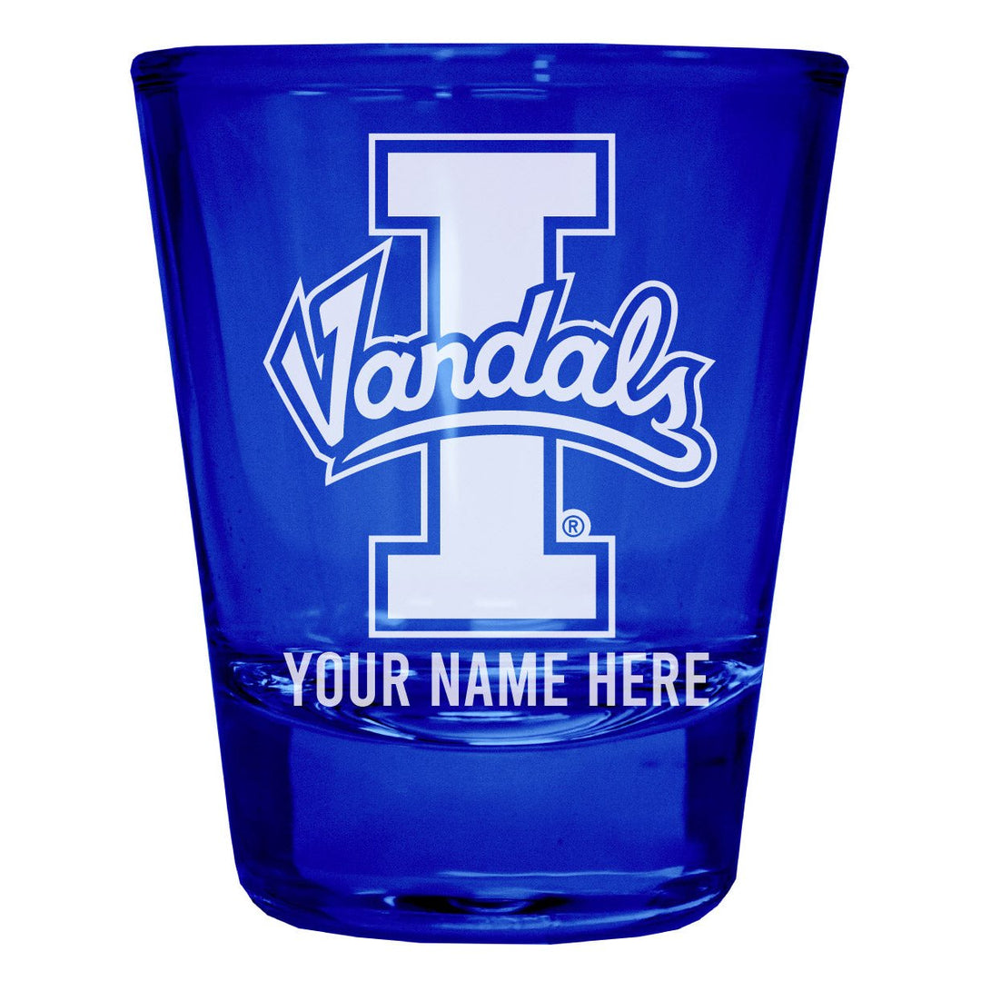 Idaho Vandals Customizable Engraved Full Color 2oz Shot Glass Officially Licensed Collegiate Product Image 4