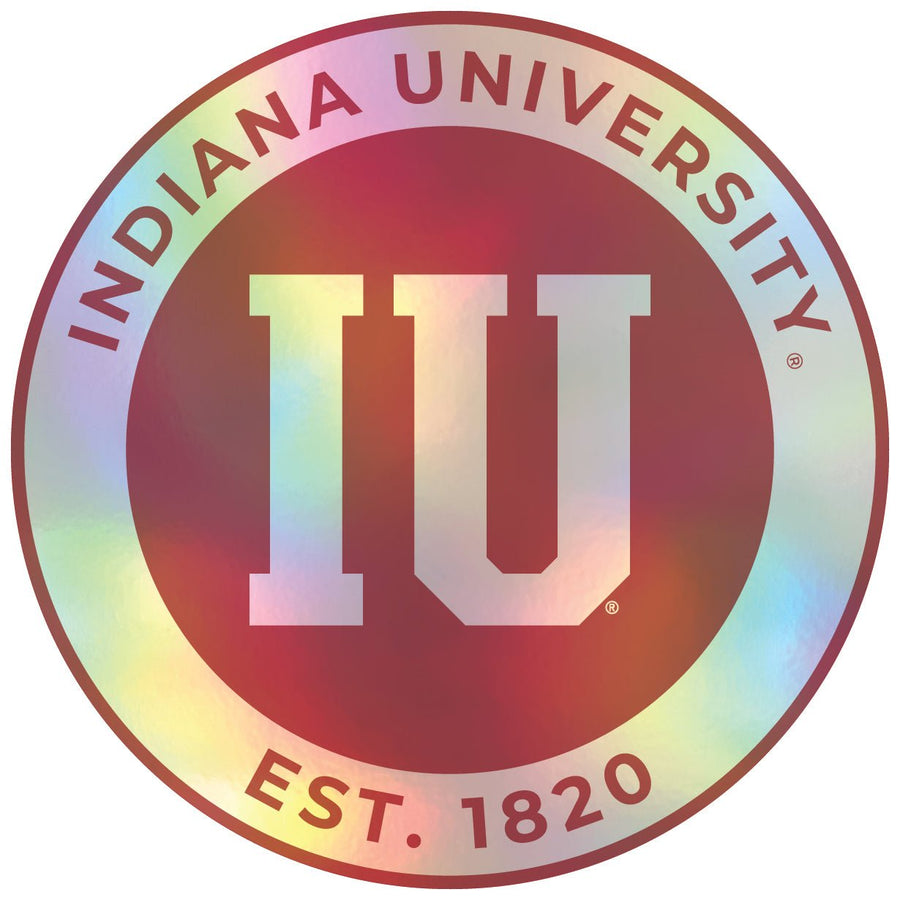 Indiana Hoosiers Holographic Vinyl Decal Sticker Officially Licensed Collegiate Product Image 1