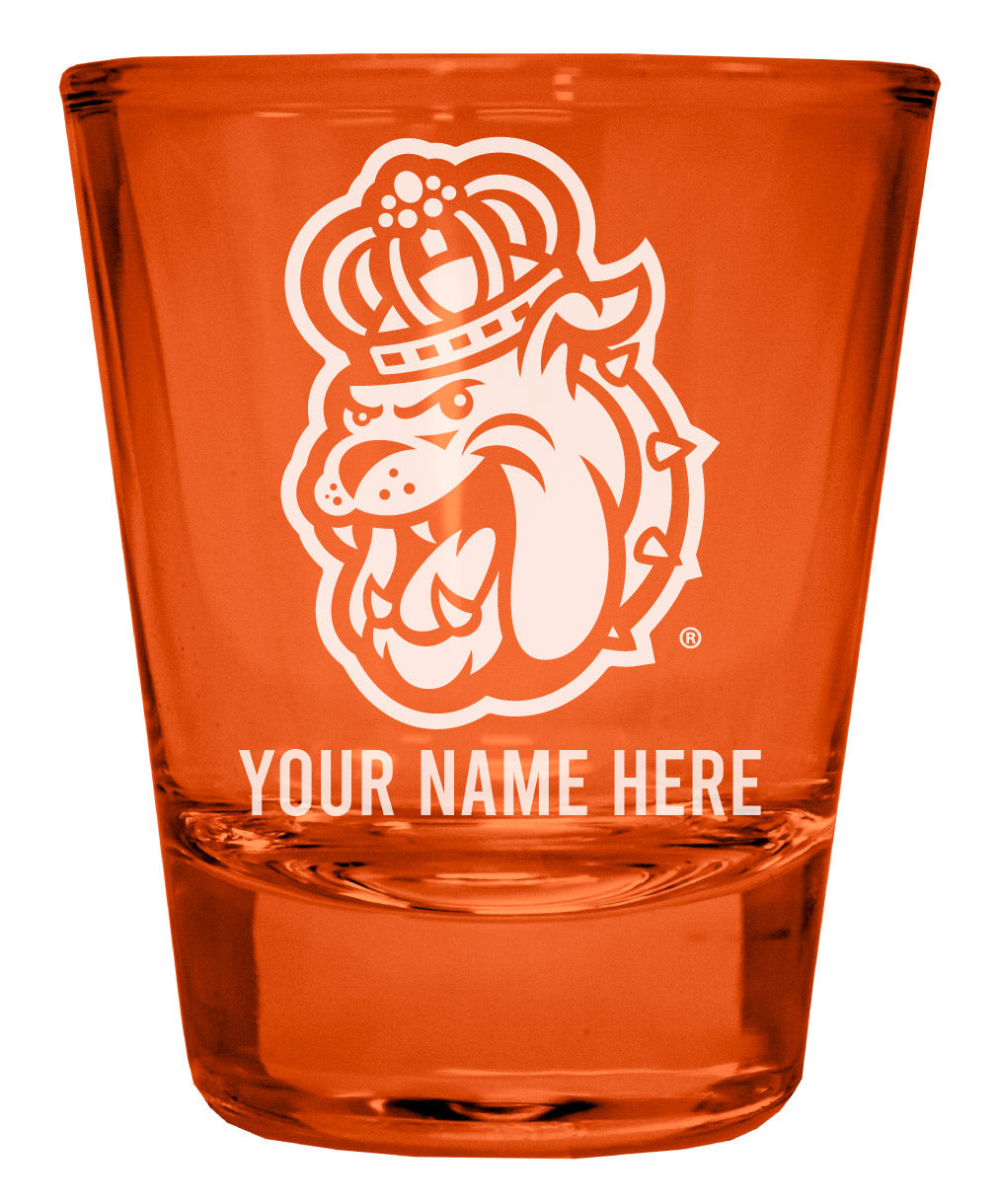 James Madison Dukes Customizable Engraved Full Color 2oz Shot Glass Officially Licensed Collegiate Product Image 4