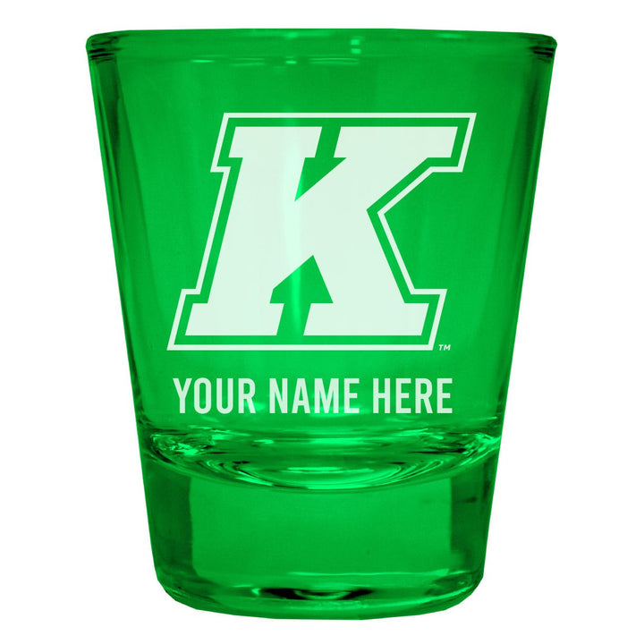 Kent State University Customizable Engraved Full Color 2oz Shot Glass Officially Licensed Collegiate Product Image 2