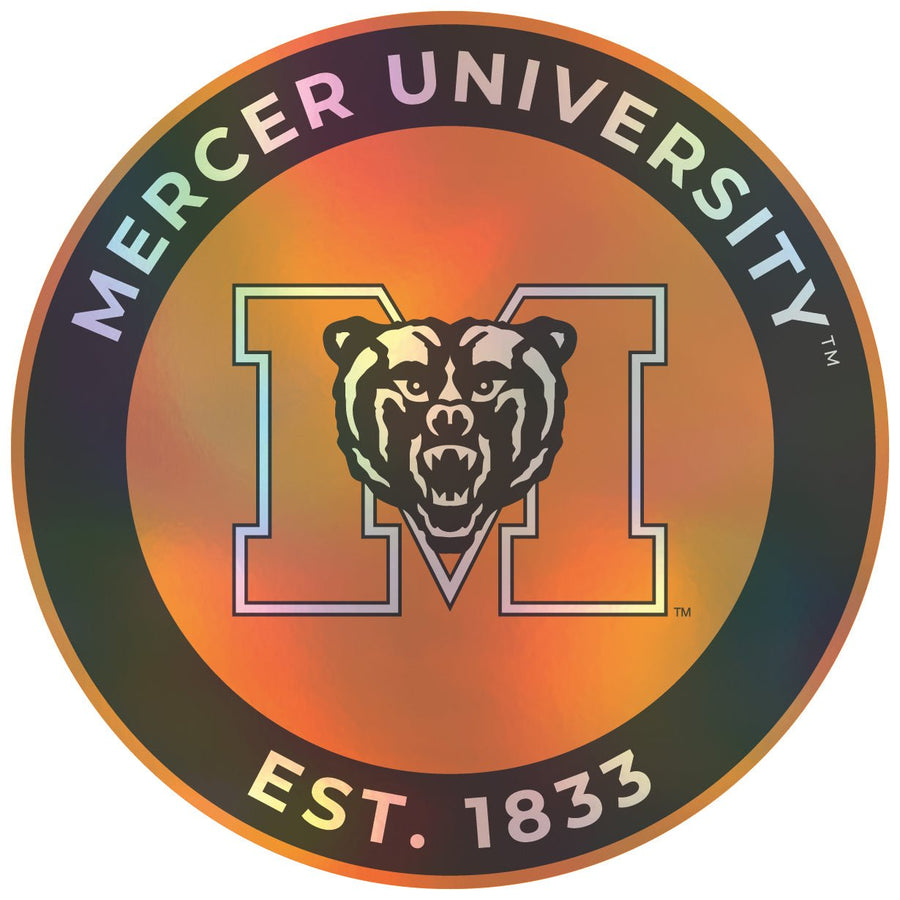 Mercer University Holographic Vinyl Decal Sticker Officially Licensed Collegiate Product Image 1