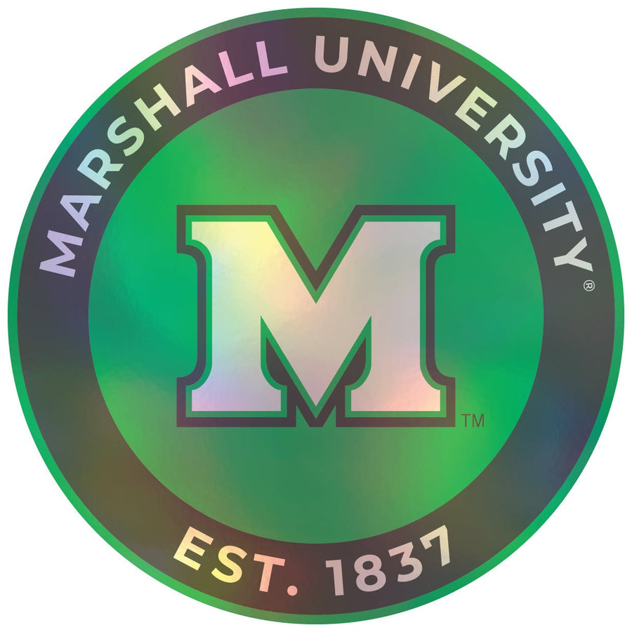 Marshall Thundering Herd Holographic Vinyl Decal Sticker Officially Licensed Collegiate Product Image 1