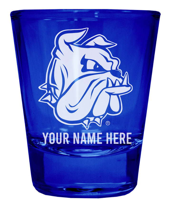 Minnesota Duluth Bulldogs Customizable Engraved Full Color 2oz Shot Glass Officially Licensed Collegiate Product Image 2