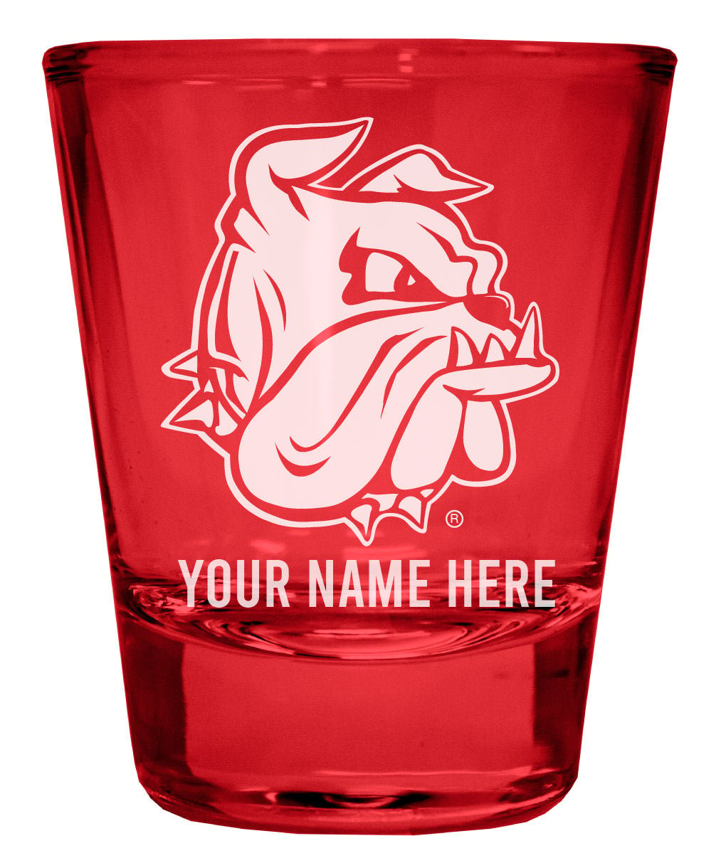 Minnesota Duluth Bulldogs Customizable Engraved Full Color 2oz Shot Glass Officially Licensed Collegiate Product Image 3