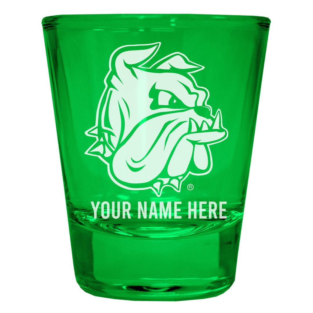 Minnesota Duluth Bulldogs Customizable Engraved Full Color 2oz Shot Glass Officially Licensed Collegiate Product Image 4