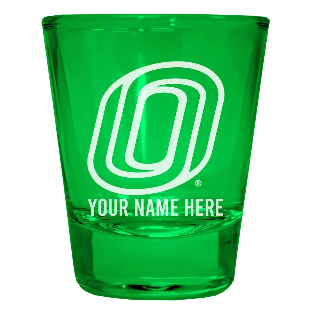 Nebraska at Omaha Customizable Engraved Full Color 2oz Shot Glass Officially Licensed Collegiate Product Image 4