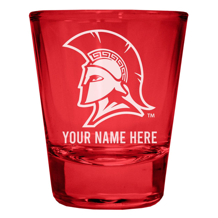 North Carolina Greensboro Spartans Customizable Engraved Full Color 2oz Shot Glass Officially Licensed Collegiate Image 3