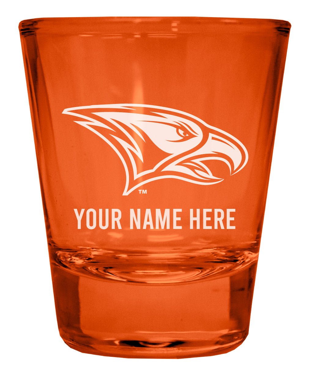 North Carolina Central Eagles Customizable Engraved Full Color 2oz Shot Glass Officially Licensed Collegiate Product Image 2