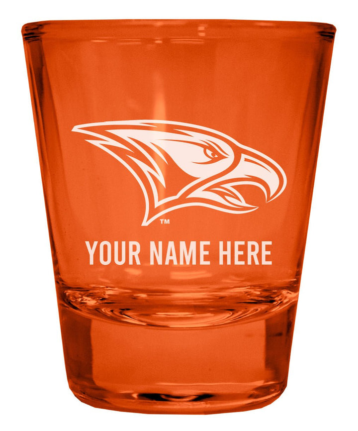 North Carolina Central Eagles Customizable Engraved Full Color 2oz Shot Glass Officially Licensed Collegiate Product Image 1