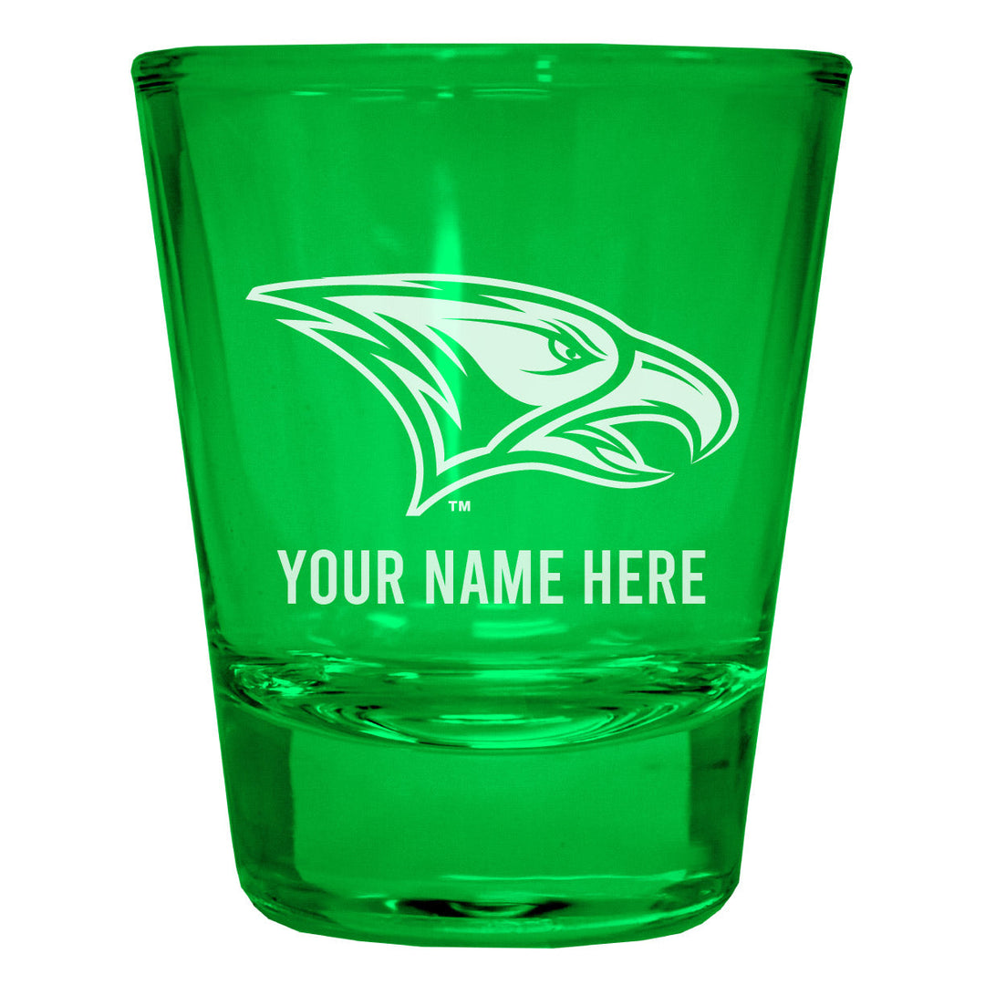 North Carolina Central Eagles Customizable Engraved Full Color 2oz Shot Glass Officially Licensed Collegiate Product Image 4