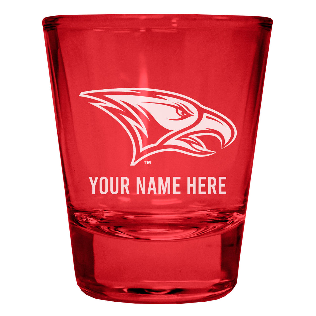 North Carolina Central Eagles Customizable Engraved Full Color 2oz Shot Glass Officially Licensed Collegiate Product Image 4