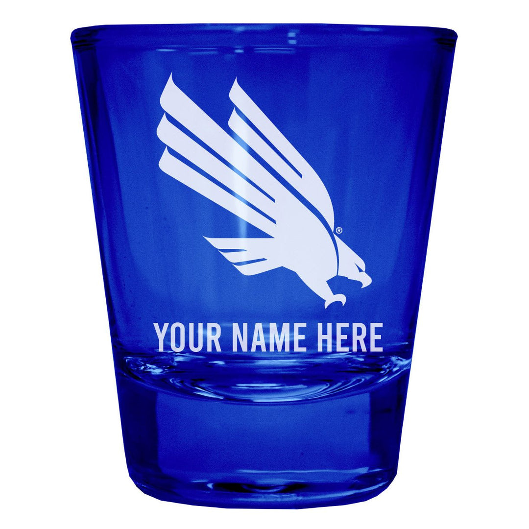 North Texas Customizable Engraved Full Color 2oz Shot Glass Officially Licensed Collegiate Product Image 2