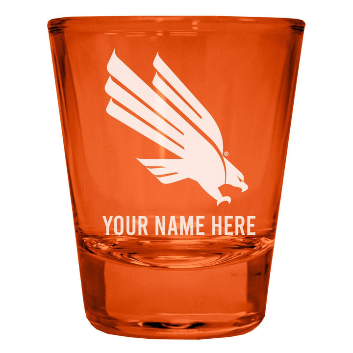 North Texas Customizable Engraved Full Color 2oz Shot Glass Officially Licensed Collegiate Product Image 4